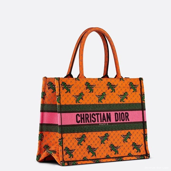 Cheap Fire Canvas Orange Dior Tote Dragon & Motif Book 0803 Luxury